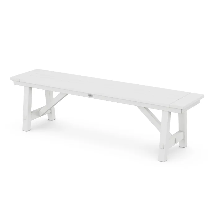 POLYWOOD Rustic Farmhouse 60" Backless Bench FREE SHIPPING