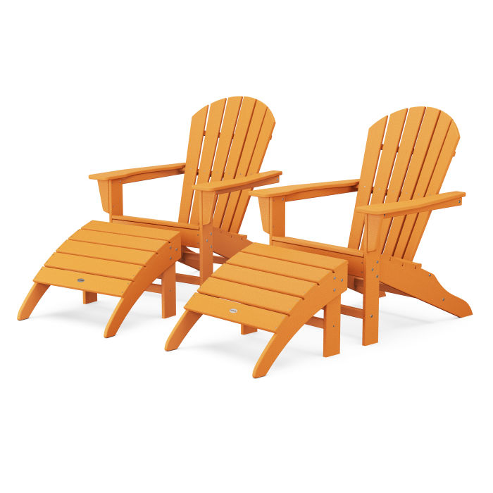 POLYWOOD South Beach 4-Piece Adirondack Set FREE SHIPPING