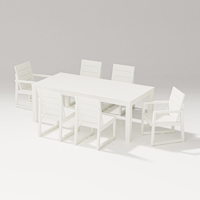 POLYWOOD Elevate 7-Piece Parsons Table Dining Set FREE SHIPPING