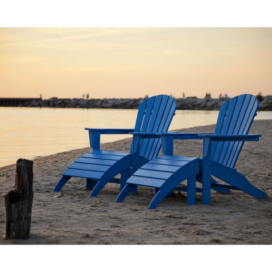 POLYWOOD South Beach 4-Piece Adirondack Set FREE SHIPPING