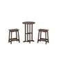 POLYWOOD Modern Studio Counter Stool 3-Piece Bistro Set FREE SHIPPING