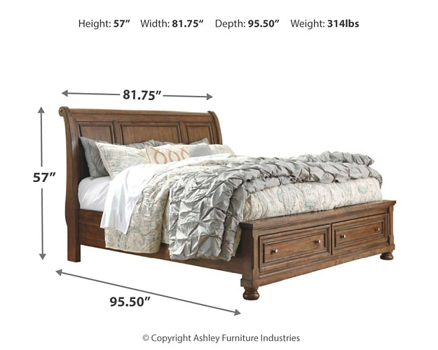 Ashley Express - Robbinsdale  Sleigh Bed With Storage