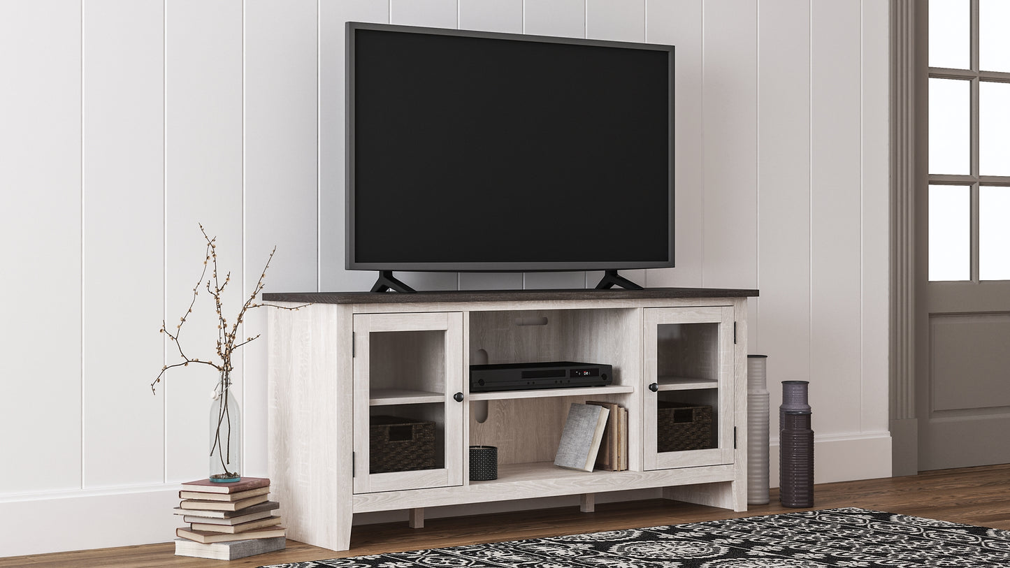 Ashley Express - Dorrinson LG TV Stand w/Fireplace Option