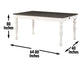 Joanna 64-80 inch Dining Table w/ 16"Leaf