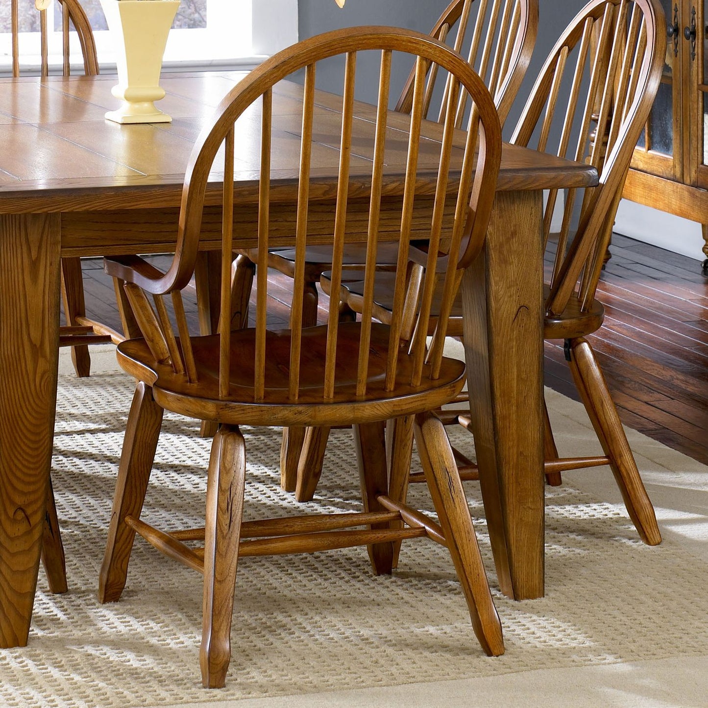 Treasures - Bow Back Arm Chair - Oak