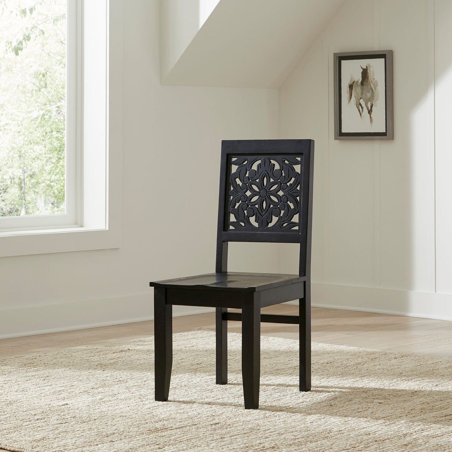 Trellis Lane - Accent Chair- Black