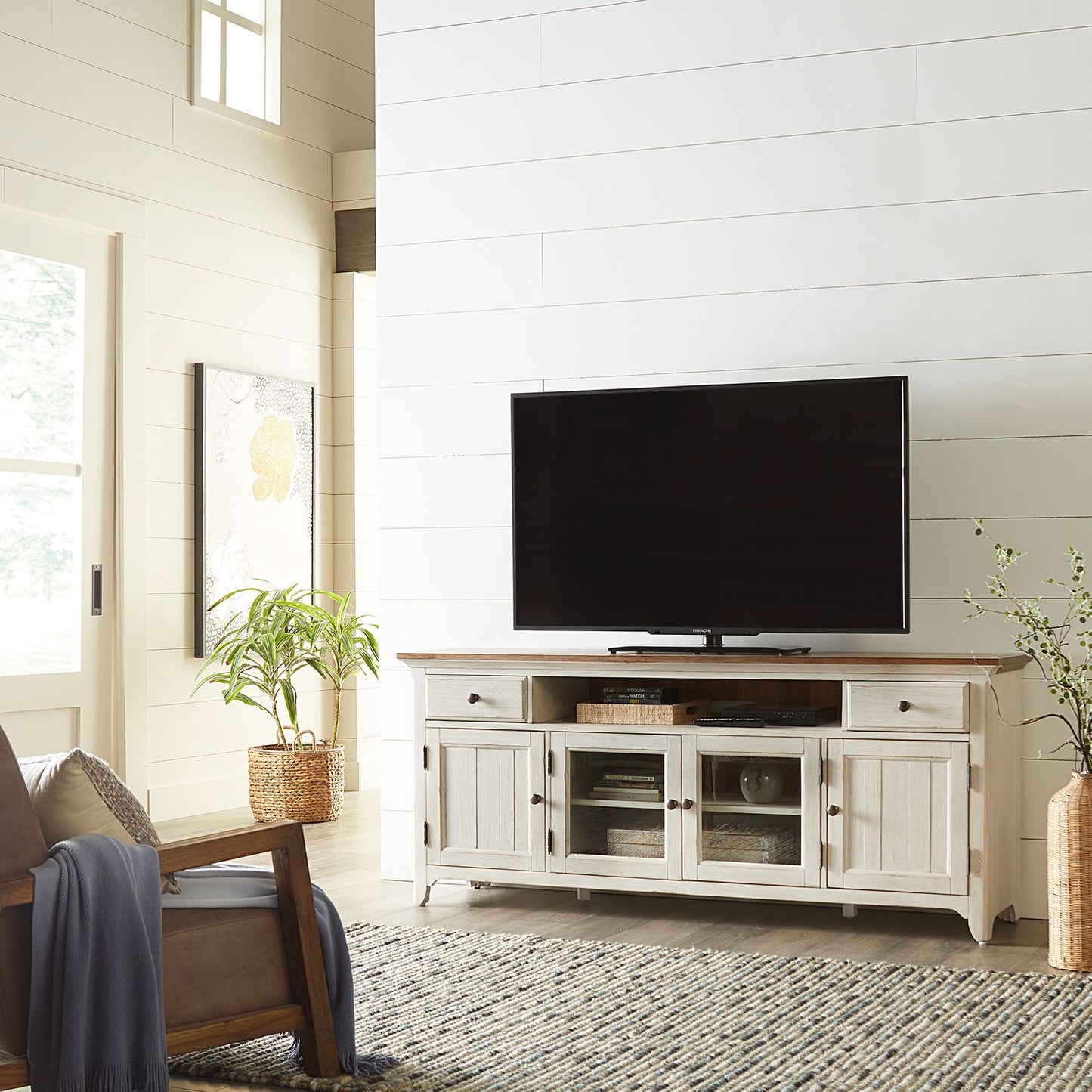 Farmhouse Reimagined - Entertainment TV Stand