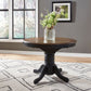 Carolina Crossing - Pedestal Table Set- Black