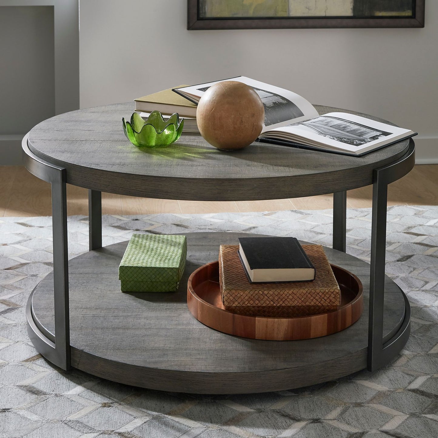 Modern View - Round Cocktail Table