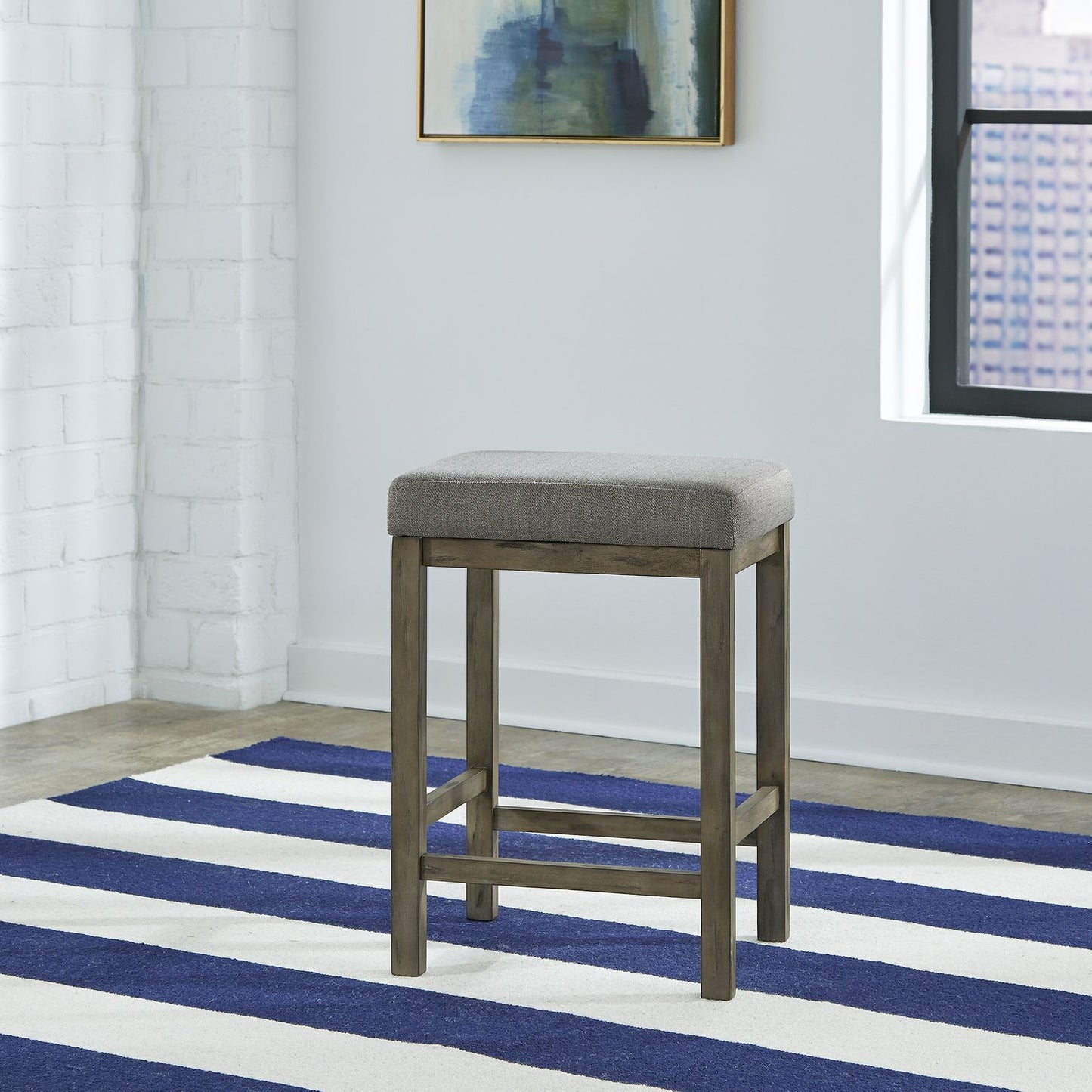 Hayden Way - Uph Console Stool