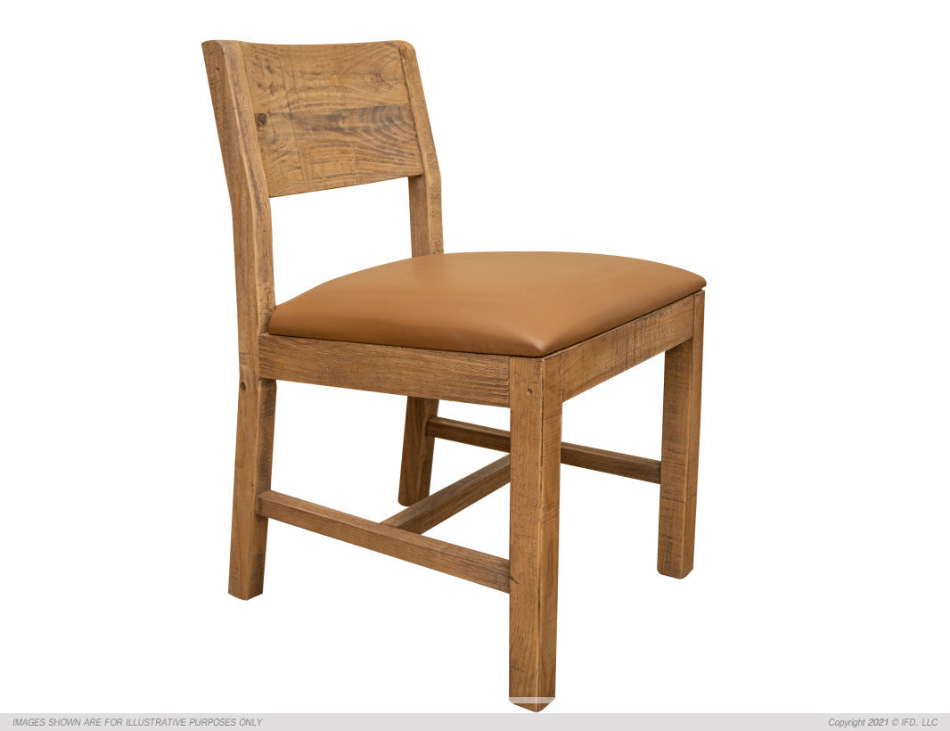 Solid Wood Chair w/Uph. Seat