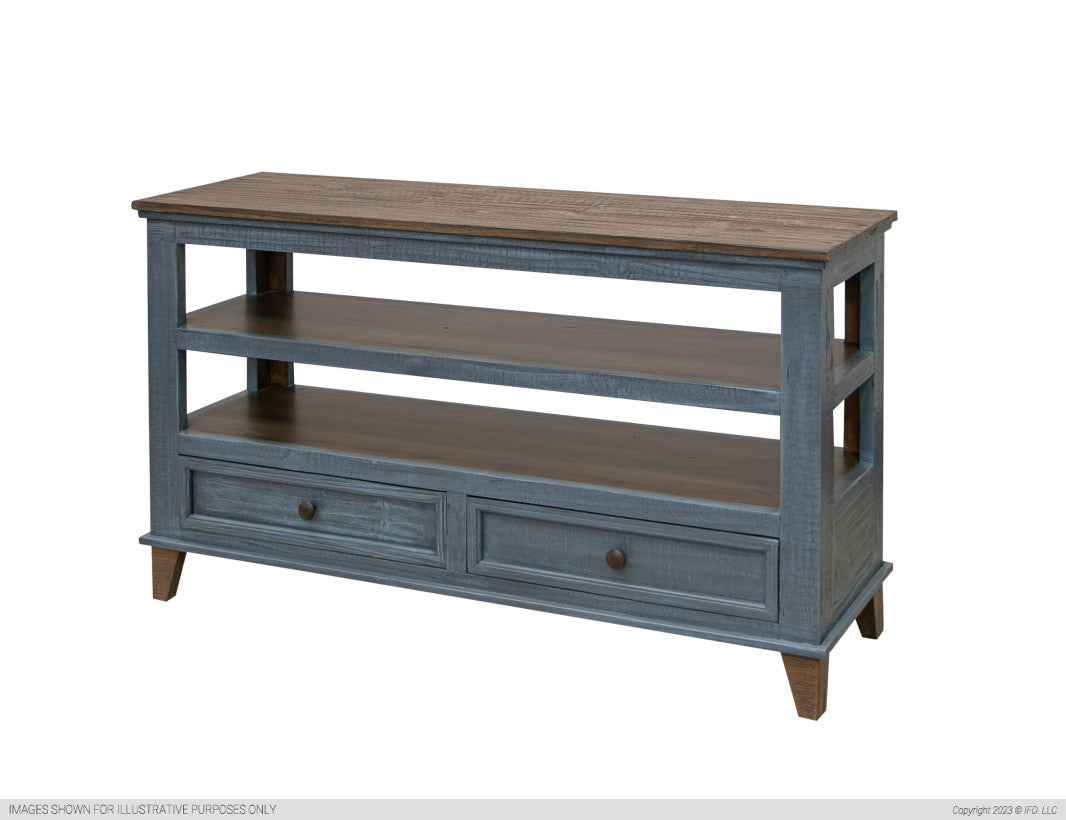 4 Drawers, Cocktail Table Blue