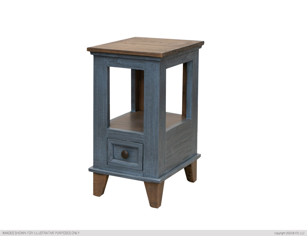 4 Drawers, Cocktail Table Blue