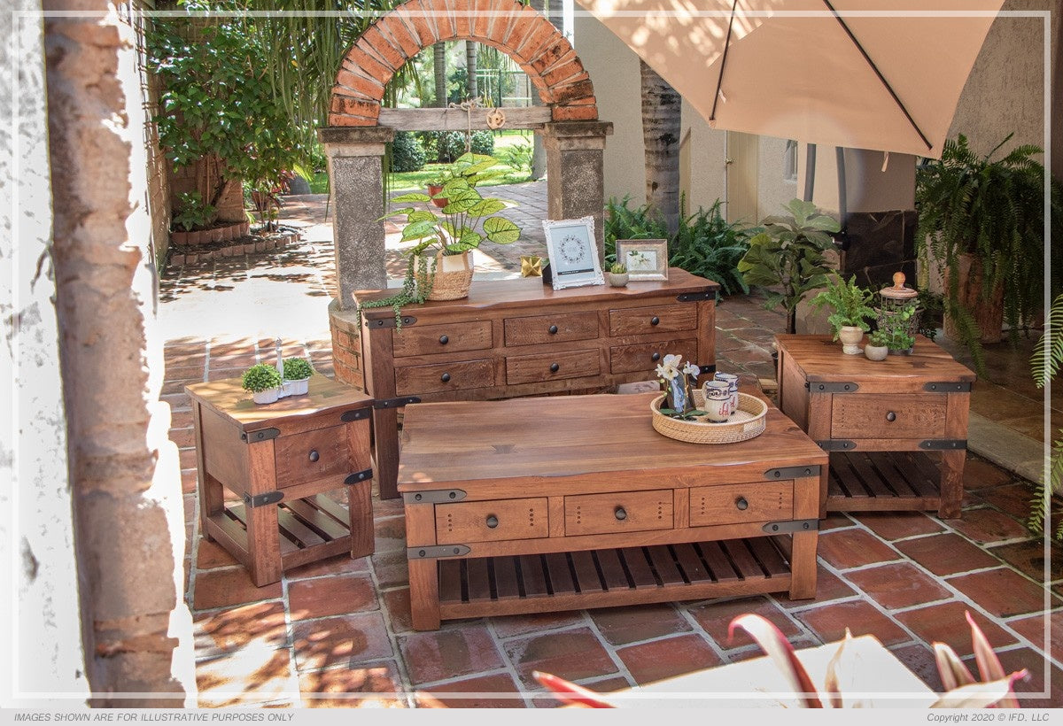 6 Drawer Cocktail Table