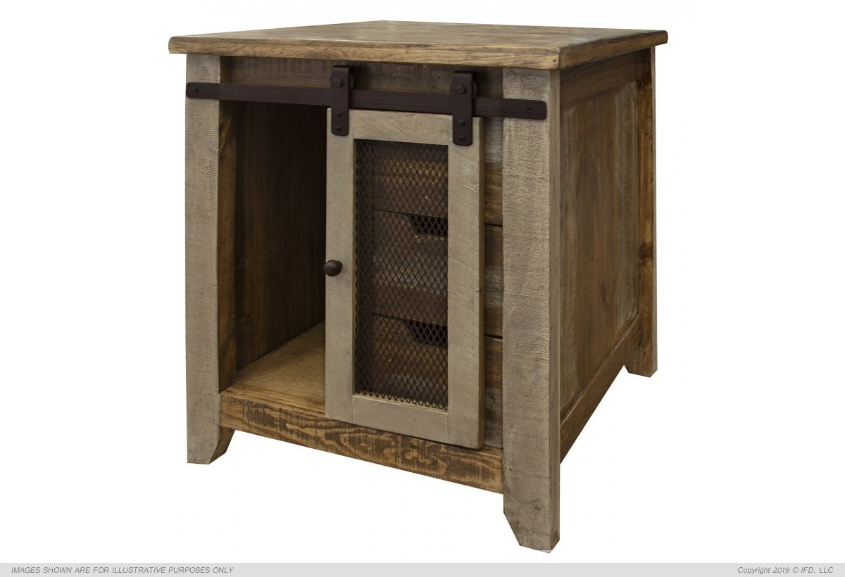 2 Drawer Chairside Table