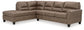 Navi 2-Piece Sectional Sofa Sleeper Chaise