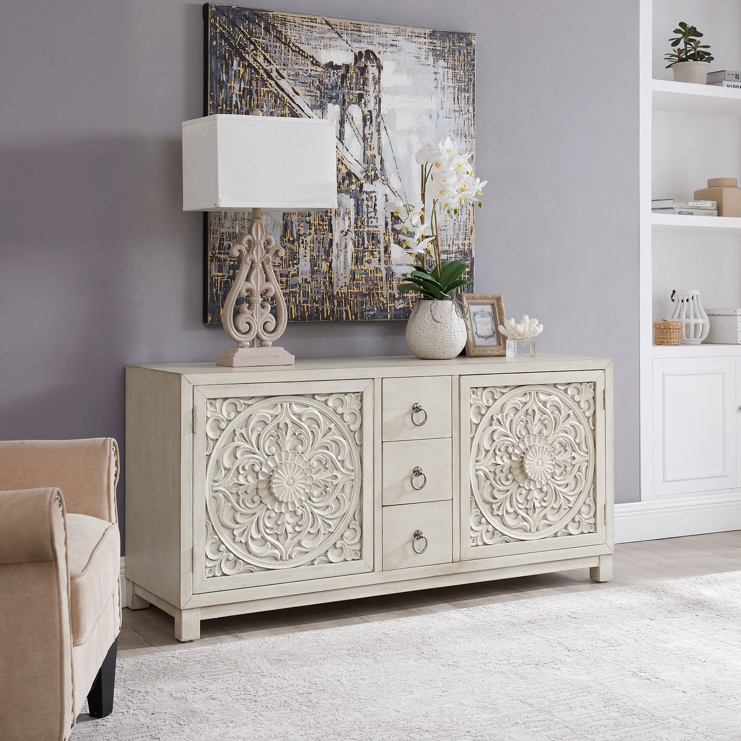 Sundance - 2 Door 3 Drawer Accent Cabinet