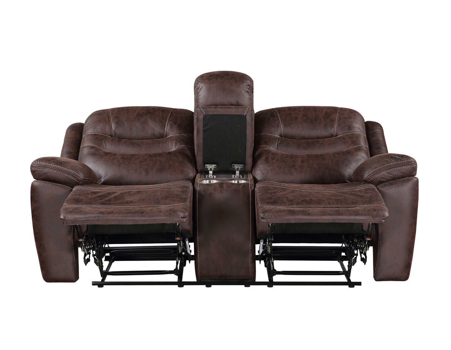 Stetson Manual Reclining Console Loveseat