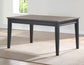 Raven Noir 59.5 Inch Dining Table