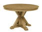 Rylie 48-inch Round Dining Table, Natural Finish