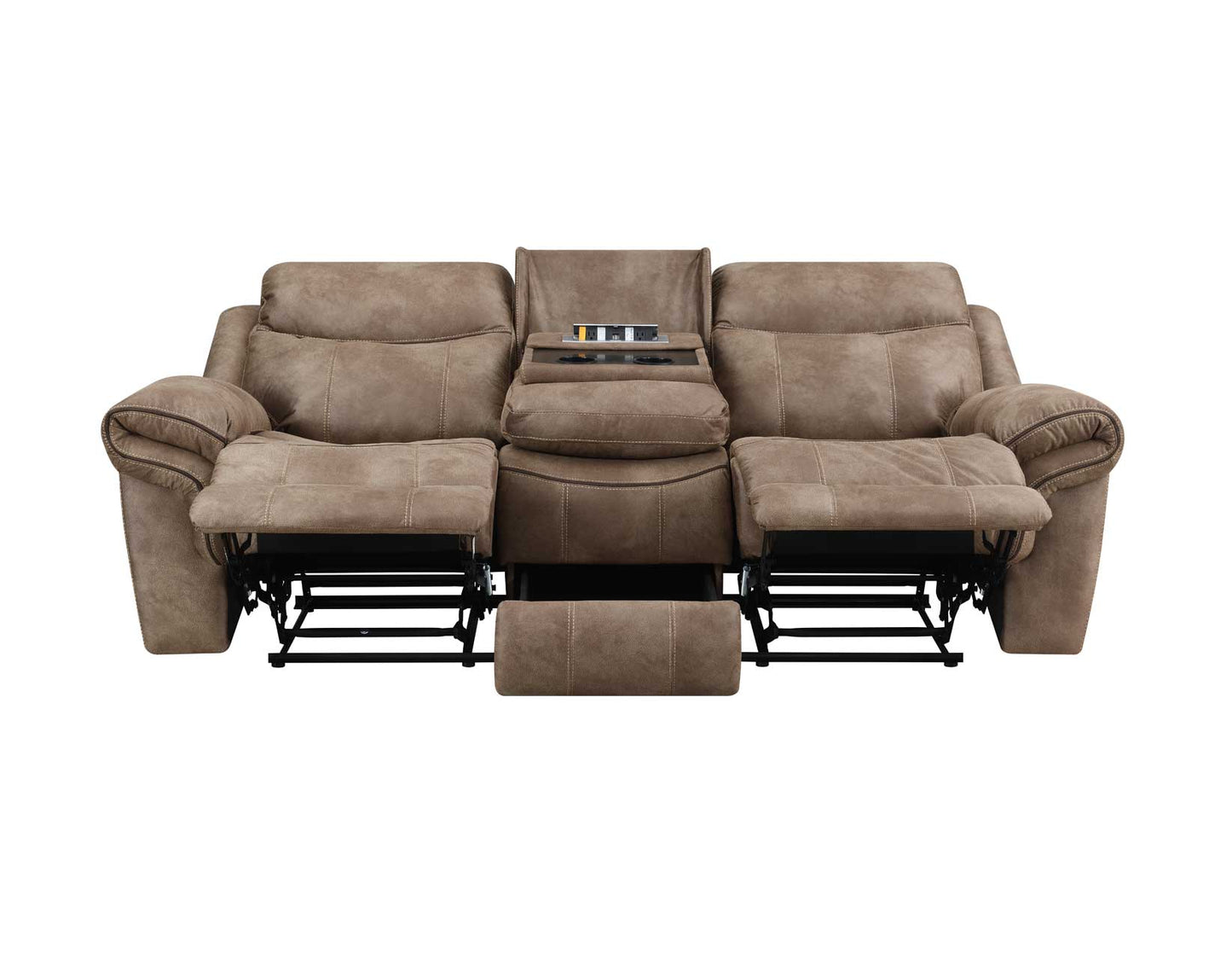 Nashville Manual Reclining Sofa w/Drop-Down Console