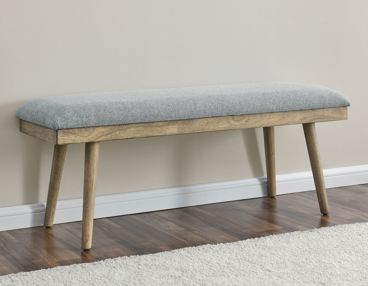 Vida Gray Dining Bench