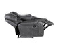 Keily Manual Reclining Sofa w/Dropdown Table, Grey