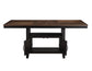 Bermuda 60-80" Storage Counter Table with 20" Leaf