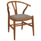 Dinah Wood Wishbone Dining Side Chair Walnut (Set of 2)