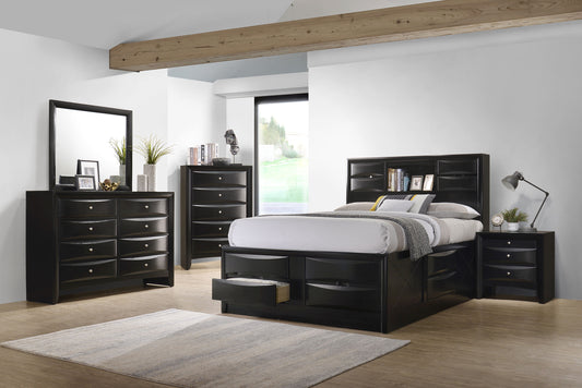 Briana 5-piece Eastern King Bedroom Set Black