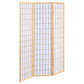 Carrie 3-Panel Room Divider Folding Shoji Screen Natural