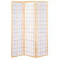 Carrie 3-Panel Room Divider Folding Shoji Screen Natural