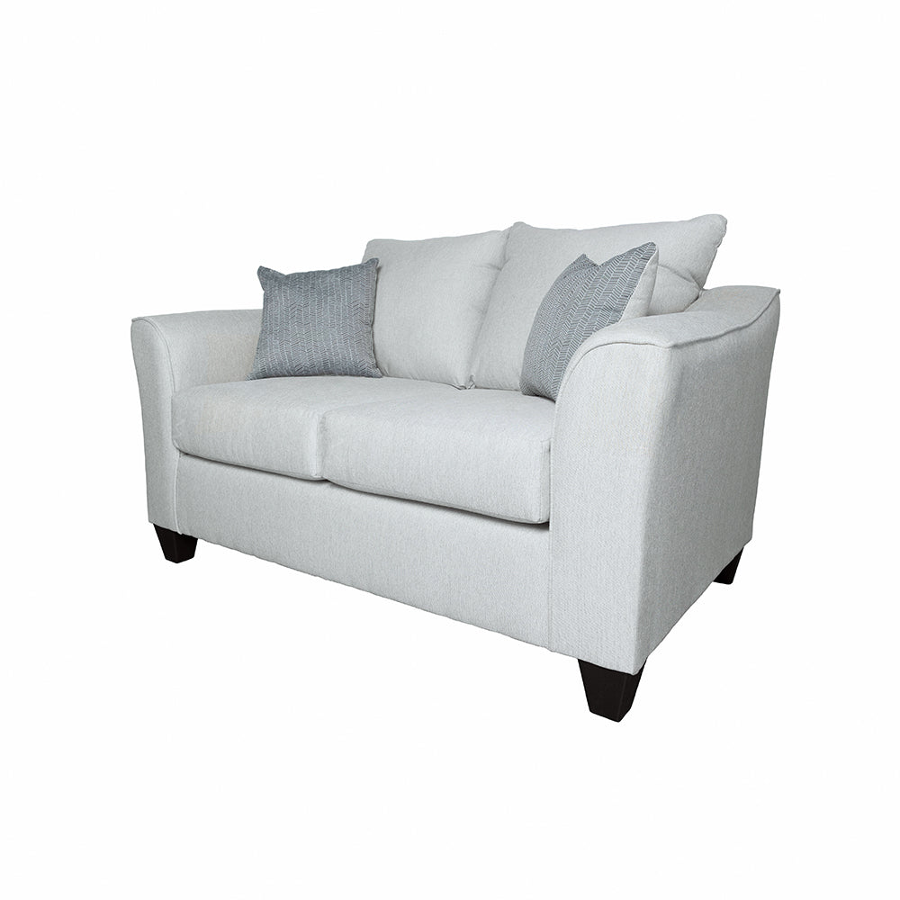 Salizar Upholstered Flared Arm Loveseat Sand