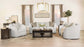 Rainn 3-piece Boucle Upholstered Sloped Arm Sofa Set Latte