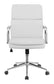 Ximena Upholstered Adjustable Mid Back Office Chair White