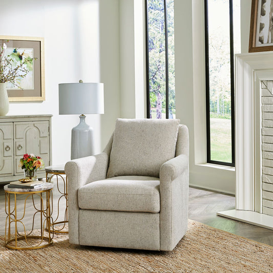 Landcaster - Upholstered Accent Chair - Pebble