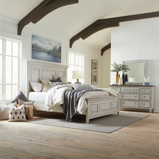 Heartland - Queen Panel Bed, Dresser & Mirror