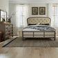 Americana Farmhouse - King Shelter Bed, Dresser & Mirror