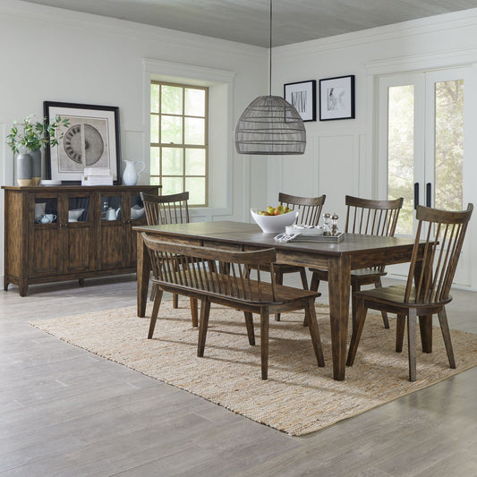 Midland Falls - 6 Piece Rectangular Table Set