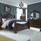 Messina Estates - King Poster Bed, Dresser & Mirror, Chest