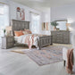 Big Valley - King Panel Bed, Dresser & Mirror, Night Stand