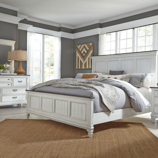 Allyson Park - Queen Panel Bed, Dresser & Mirror