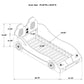 Cruiser Wood Twin LED Car Bed White