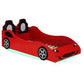 Cruiser Wood Twin LED Car Bed Red