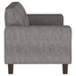 Deerhurst Upholstered Track Arm Tufted Sofa Charcoal