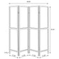 Mattison 4-Panel Room Divider Folding Shoji Screen Natural