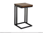 Iron base & Wooden Top, C-Shaped Table