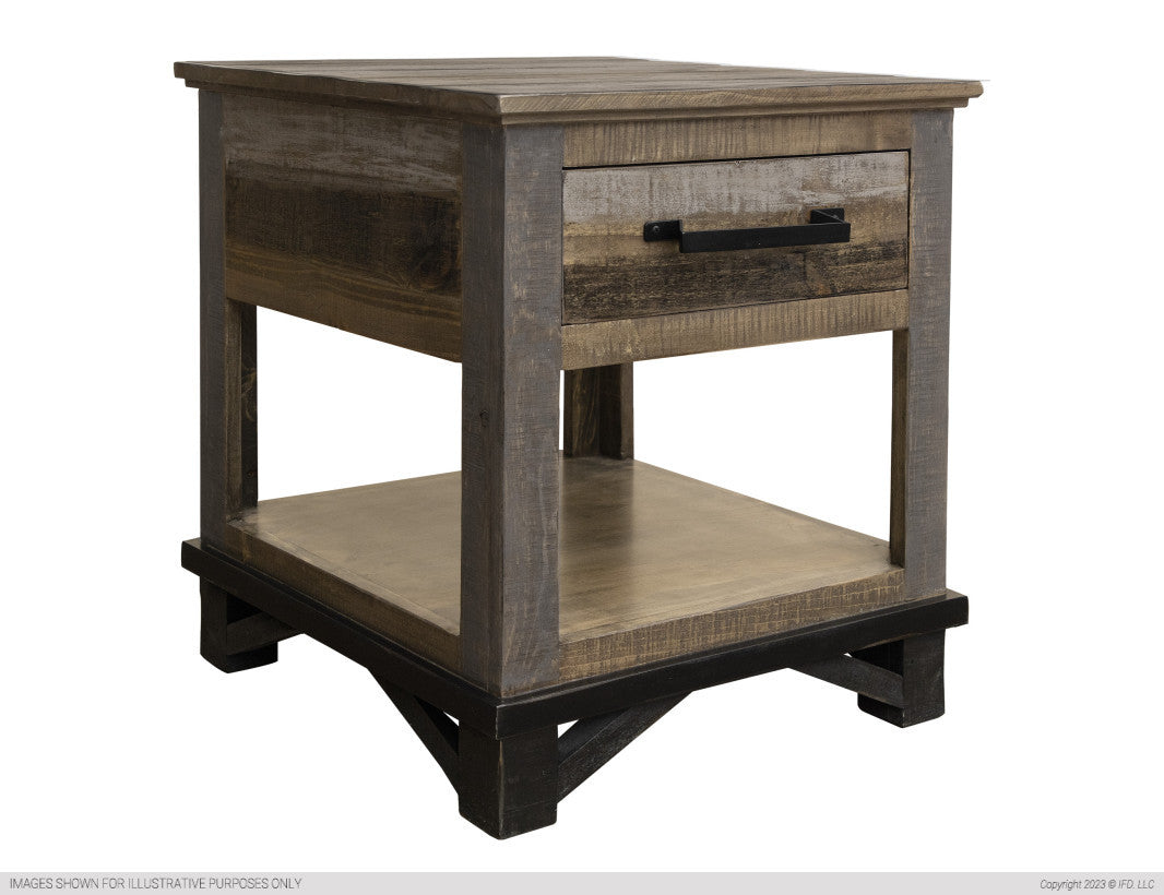 1 Drawer Chairside Table