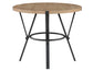 Magnolia 42-inch Round Counter Table, Black and Sand