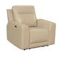 DONCELLA DUAL-POWER LEATHER RECLINER